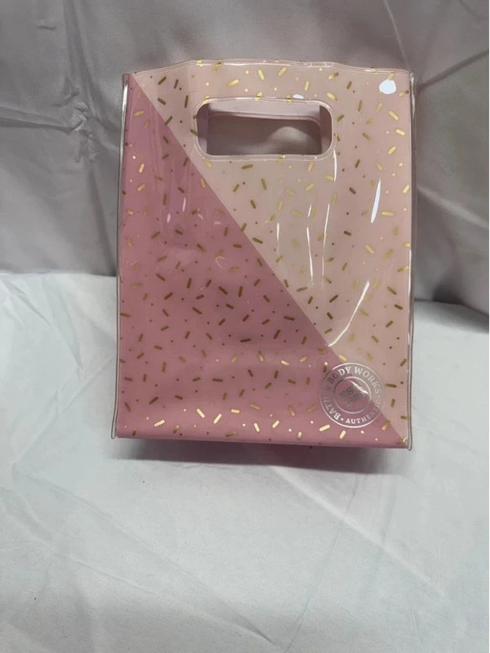 Bath and body works plastic gift bag
